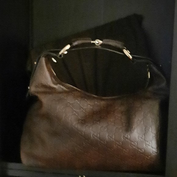 AUTHENTIC  GUCCI  HOBO BAG - Picture 3 of 4